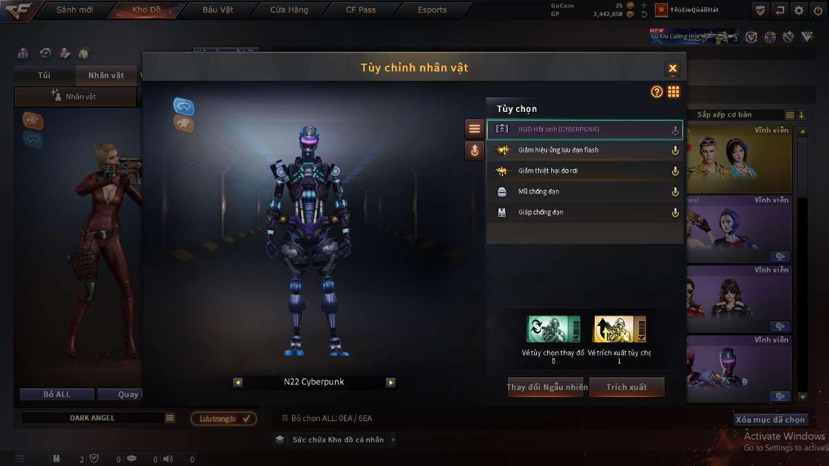 shop acc cf uy tin gia re